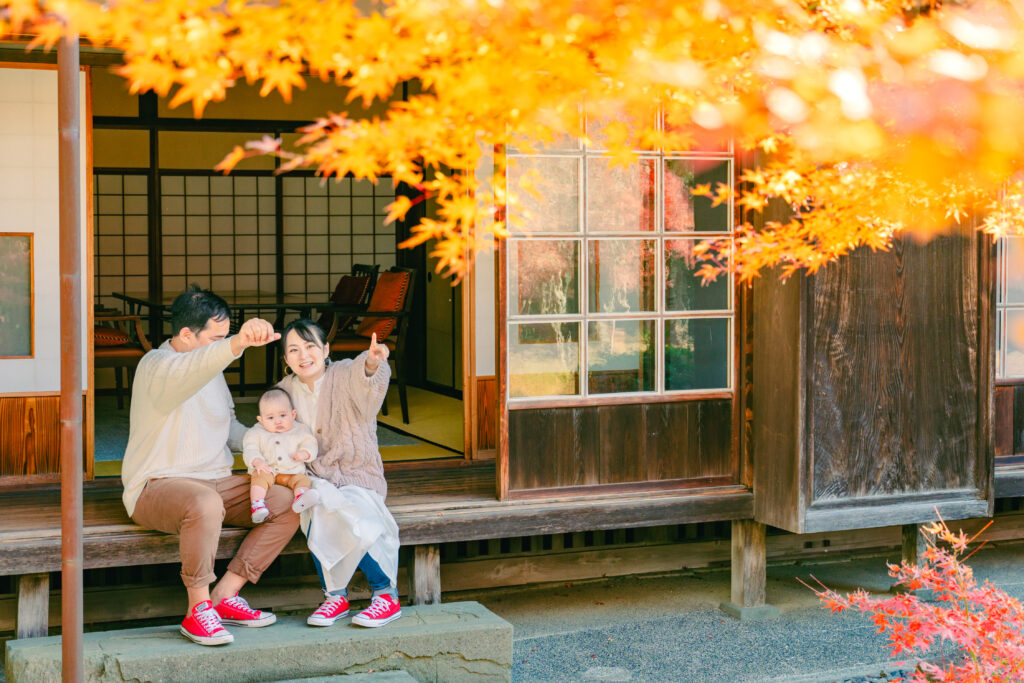 紅葉と1歳記念✨in掛川市